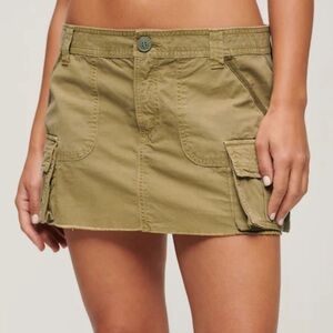 Abercrombie & Fitch Khaki Cargo Skirt